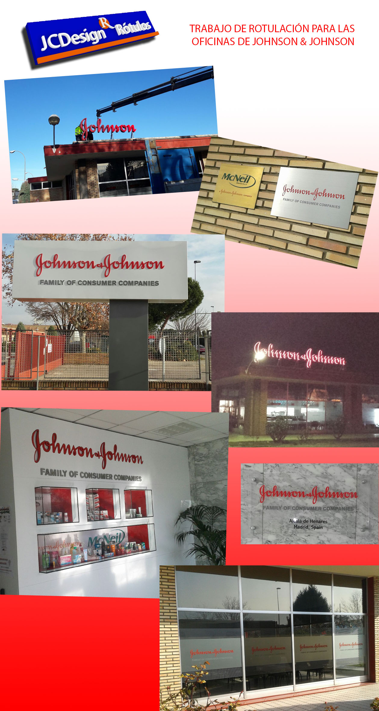 JOHNSON & JOHNSON JCDesign Rótulos